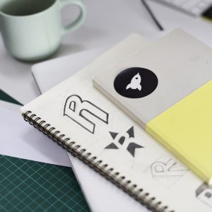 Notebook With Brand Logo Creative Design Ideas